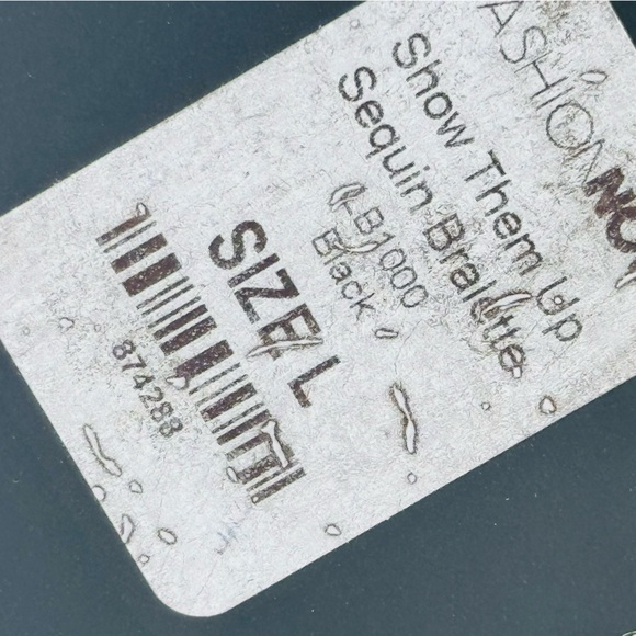 Fashion Nova Sequin Bralette - Picture 4 of 4